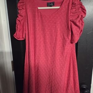 Everly Vibrant Pink Dress